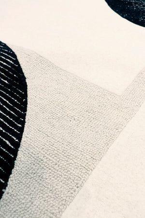 Pasargad Home Edgy Collection Hand-tufted Ivory Area Rug For Modern Elegance In Any Room   Pvny-32 10x14