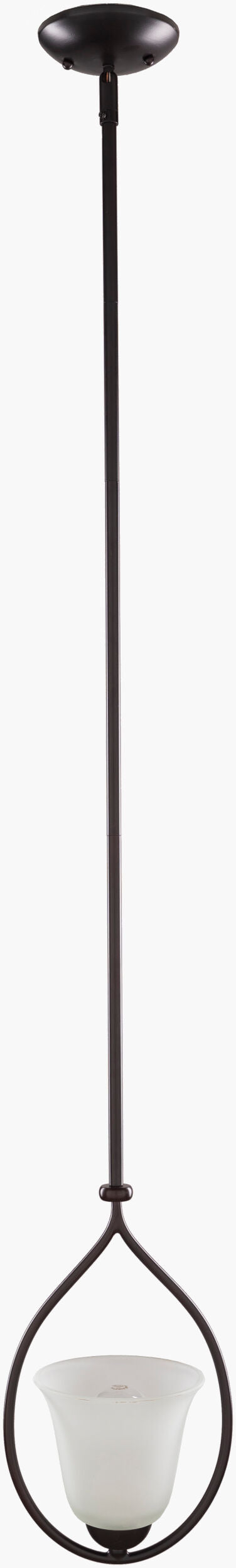 Surya Pivot Pendant Lighting Fixture - 8" X 8" X 13" Elegant Metal Design For Stunning Home Illumination Fixture, Black,Base, Black,Shade, White Iron Pvt-001