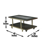 Steve Silver Terrell Cocktail Table W/Caster TE300CAS