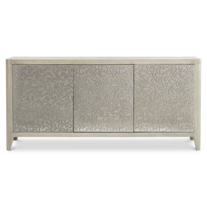 Bernhardt Bernhardt Cornelia Buffet With Acanthus Metal Frieze, Nebbia Ash & Glazed Stainless Steel Accents 331132