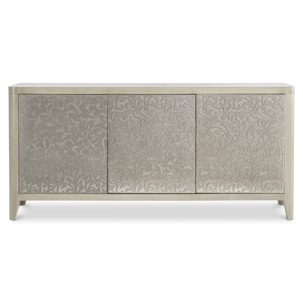 Bernhardt Bernhardt Cornelia Buffet With Acanthus Metal Frieze, Nebbia Ash & Glazed Stainless Steel Accents 331132