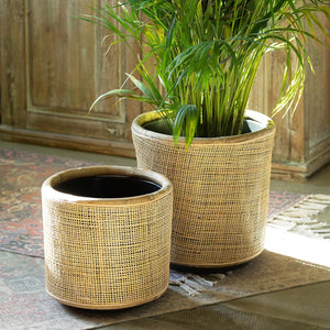 Park Hill Woven Rattan Plant Basket ECW16003