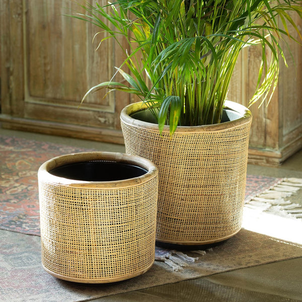 Park Hill Woven Rattan Plant Basket ECW16003