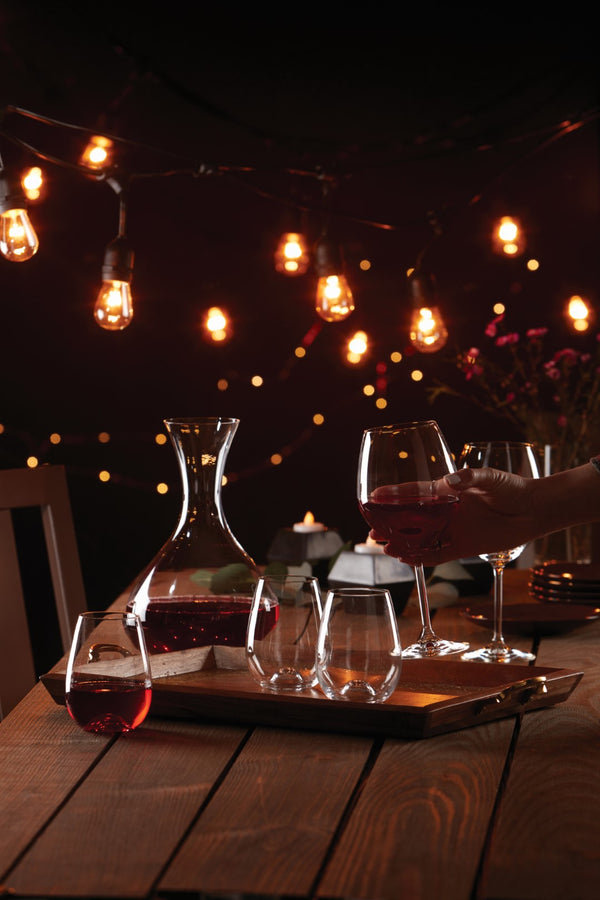 Lenox Tuscany Classics Stemless Wine Glass Set, Buy 4 Get 6 Clear, NO COLOR GLASS,CRYSTAL 841689