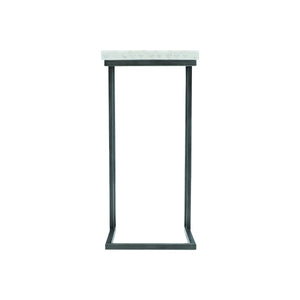 Bernhardt Bernhardt Sausalito Terrazzo Outdoor Side Table — Compact 12.5"W X 26"H Cantilevered Steel Base, Weather-Resistant Finish X01107