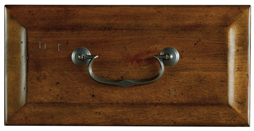 Hooker Furniture Tynecastle Chestnut Lateral File Cabinet With Locking Drawers, Aged Copper Handles, Anti-Tilt Mechanism 5323-10466