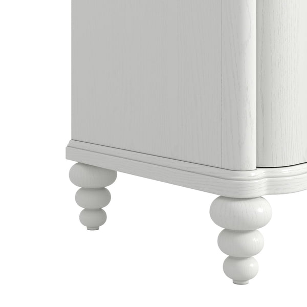 A.R.T. Furniture Haven Dresser - Timeless Cottage Design with Fluted Drawers and Ample Storage for Your Bedroom Elegance White 339130-2367