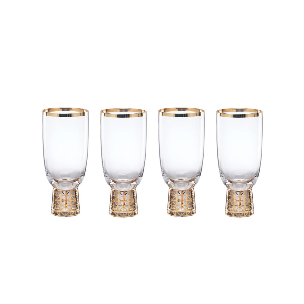 Lenox Tuscany Classics Gold Frost Glasses, Set of 4 Clear, NO COLOR GLASS,CRYSTAL 897409