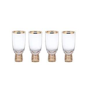 Lenox Tuscany Classics Gold Frost Glasses, Set of 4 Clear, NO COLOR GLASS,CRYSTAL 897409