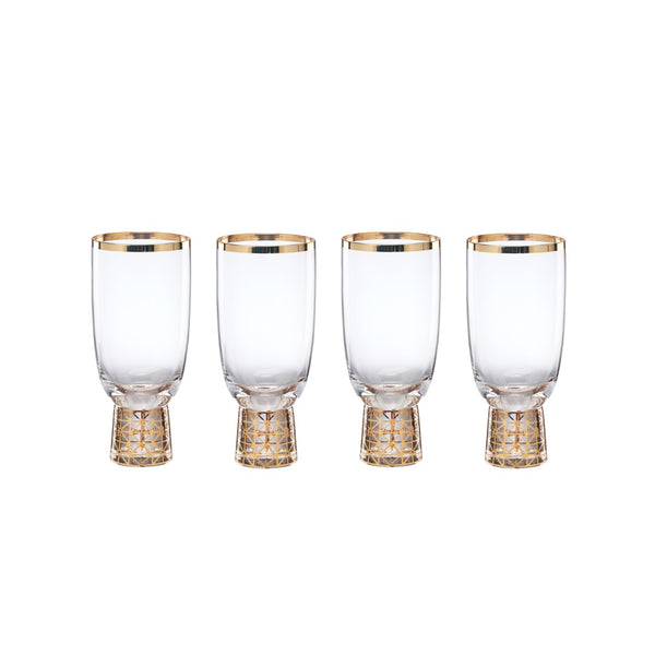 Lenox Tuscany Classics Gold Frost Glasses, Set of 4 Clear, NO COLOR GLASS,CRYSTAL 897409