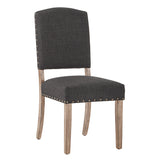 Nicklaus Linen Nailhead Chairs (Set of 2)