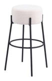 Blanche Barstool - Set of 2 Ivory 109742 Zuo Modern