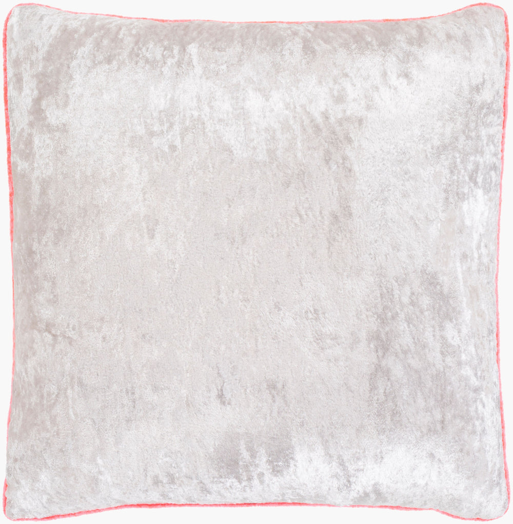 Surya Pixel Luxe 18"L X 18"W Woven Accent Pillow – Cozy Viscose Design For Contemporary Home Decor Gray Viscose,Viscose Pxl002-2020