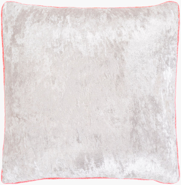 Surya Pixel Luxe 18"L X 18"W Woven Accent Pillow – Cozy Viscose Design For Contemporary Home Decor Light Gray Viscose,Viscose Pxl001-2222p