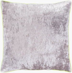 Surya Pixel Luxe 18"L X 18"W Woven Accent Pillow – Cozy Viscose Design For Contemporary Home Decor Gray Viscose,Viscose Pxl002-2020