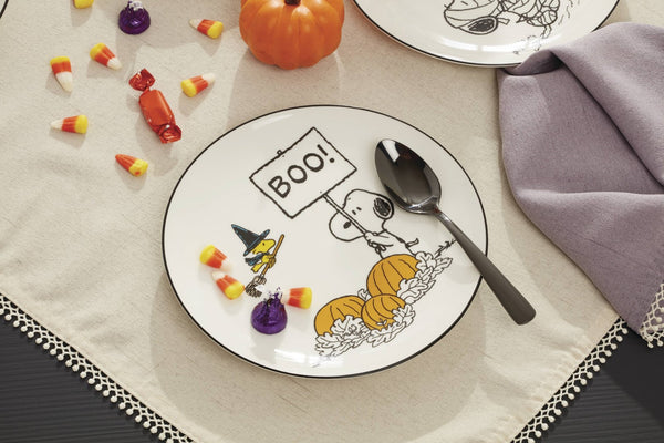 Lenox The Great Pumpkin Accent Plates, Set of 4 Multi, IVORY PORCELAIN 896688