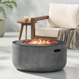 Christopher Knight Home® Noble House Adio 31" Circle Mgo Fire Pit - 50,000 Btu