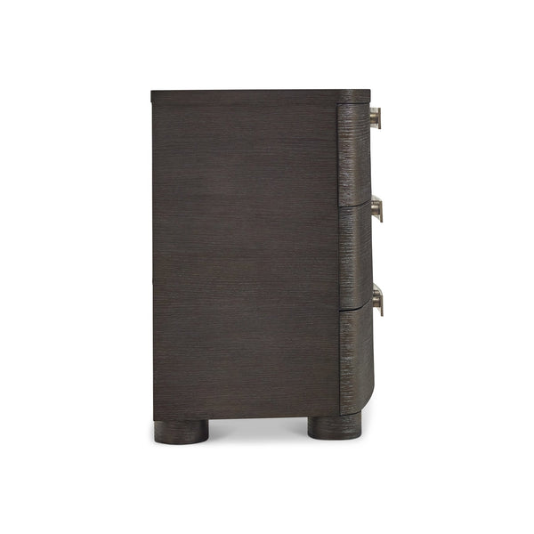 Bernhardt Bernhardt Geneve Wire-brushed Oak Nightstand with Soft-close Drawers and Usb Charging 34" W x 20" D x 29" H 392232