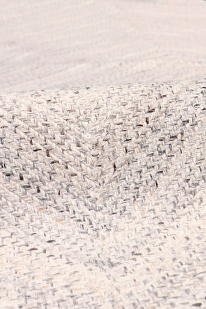 Pasargad Home Camilo Hand Braided Indoor/Outdoor Ivory Area Rug - Vibrant Geometric Patterns   Py-02 5x5