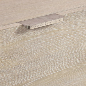 Bernhardt Bernhardt Antibes Dresser Roz Rustic Oak — 6-Drawer Rustic Modern Chest With Graphite Pulls, 68"W 350054