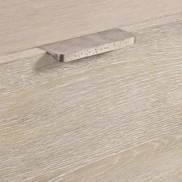 Bernhardt Bernhardt Antibes Dresser Roz Rustic Oak — 6-Drawer Rustic Modern Chest With Graphite Pulls, 68"W 350054