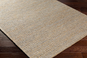 Livabliss Priya Handwoven Wool Jute Area Rug High Pile Accent for Entryways and Bohemian Rooms Beige, Gray 5' x 7'6" PYA2300-576