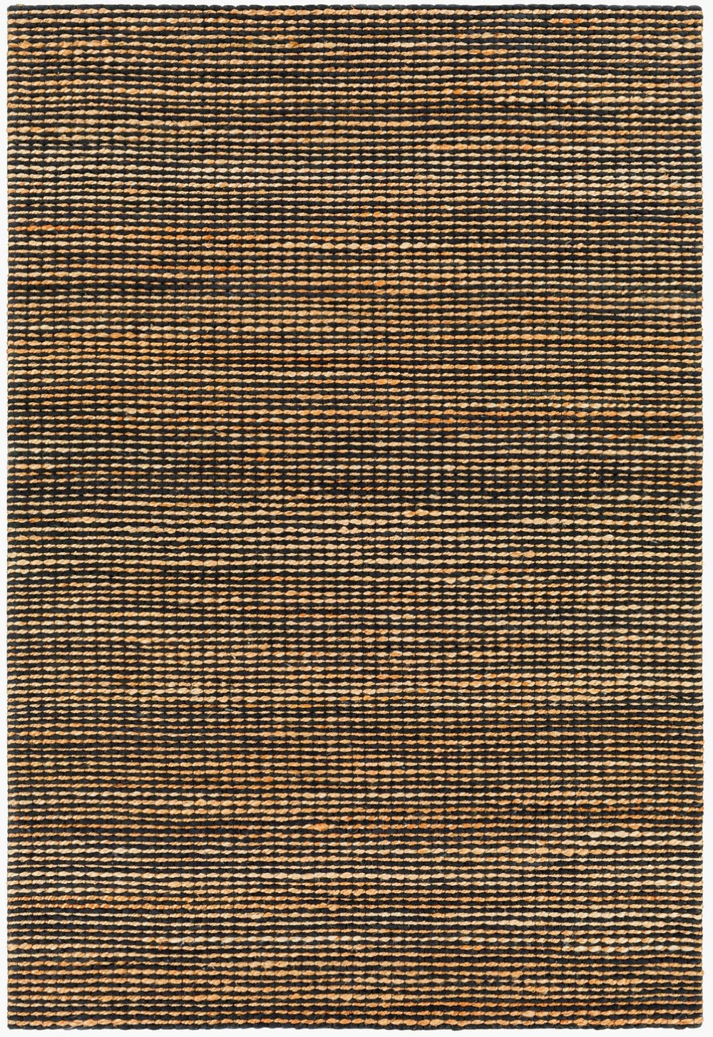 Livabliss Priya Wool Jute Handwoven Area Rug with High Pile for Entryway or Bedroom Black, Tan 9' x 12' PYA2301-912