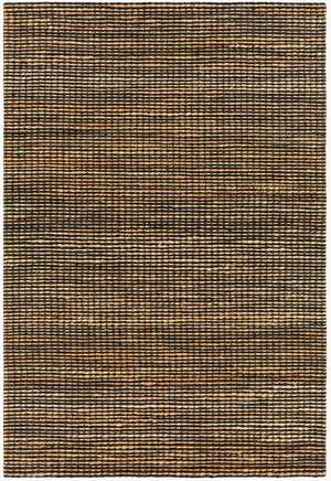 Livabliss Priya Wool Jute Handwoven Area Rug with High Pile for Entryway or Bedroom Black, Tan 9' x 12' PYA2301-912