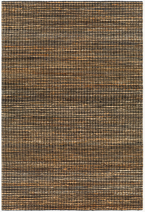 Livabliss Priya Wool Jute Handwoven Area Rug with High Pile for Entryway or Bedroom Black, Tan 9' x 12' PYA2301-912