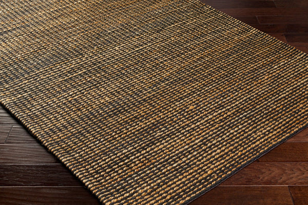Livabliss Priya Wool Jute Handwoven Area Rug with High Pile for Entryway or Bedroom Black, Tan 9' x 12' PYA2301-912