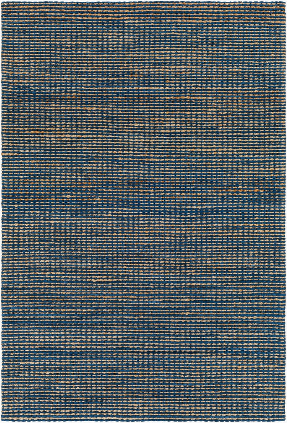 Livabliss Priya Handwoven Wool Jute Area Rug High Pile Artisan Accent for Entryways and Bedrooms Dark Blue, Beig 9' x 12' PYA2302-912