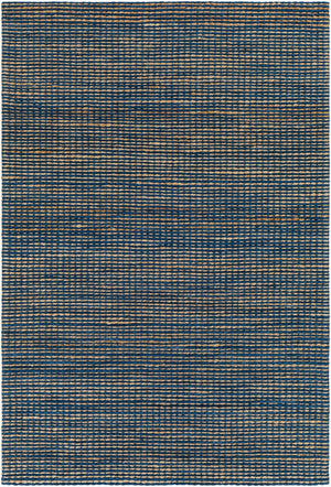 Livabliss Priya Handwoven Wool Jute Area Rug High Pile Artisan Accent for Entryways and Bedrooms Dark Blue, Beig 9' x 12' PYA2302-912