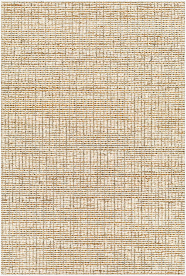 Livabliss Priya Handwoven Wool Jute Area Rug High Pile Artisan Accent for Bohemian Interiors White, Tan 9' x 12' PYA2303-912