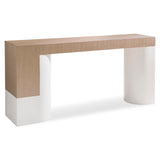 Modulum Console Table with 2 Pedestal Bases
