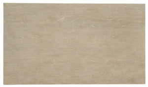 Hooker Furniture Cascade Rectangle Cocktail Table With Oak Burlap Finish, Distressed Taupe Top, Casters For Mobility 6120-80110-80