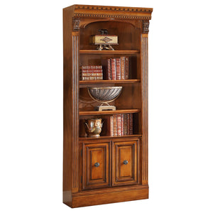 Parker House Huntington 32 In. Open Top Bookcase Antique Vintage Pecan Poplar Solids / Maple Veneers HUN#430