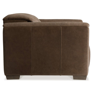 Bernhardt Bernhardt Billings Leather Power Motion Chair With Pop-Up Headrest, Fold-Over Arms & Tailored Stitching 522RLO