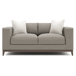 Bernhardt Bernhardt Noel Loveseat — Made-To-Order Plush Fabric, Sculpted Wooden Frame, Oversized Track Arms P7325B