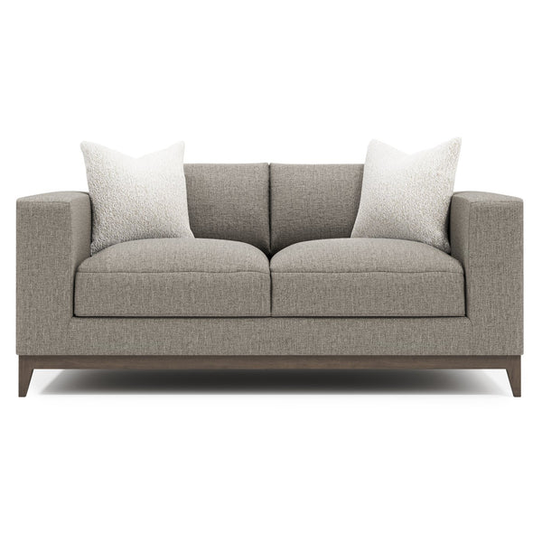 Bernhardt Bernhardt Noel Loveseat — Made-To-Order Plush Fabric, Sculpted Wooden Frame, Oversized Track Arms P7325B