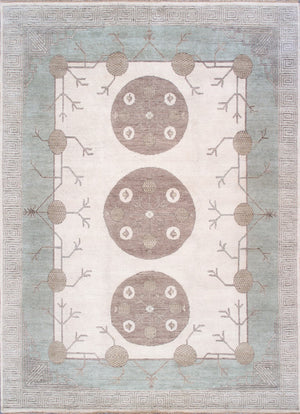 Pasargad Home Khotan Collection Hand-knotted Camel Wool Area Rug - Timeless Elegance For Your Space   Pz-31b 10x14