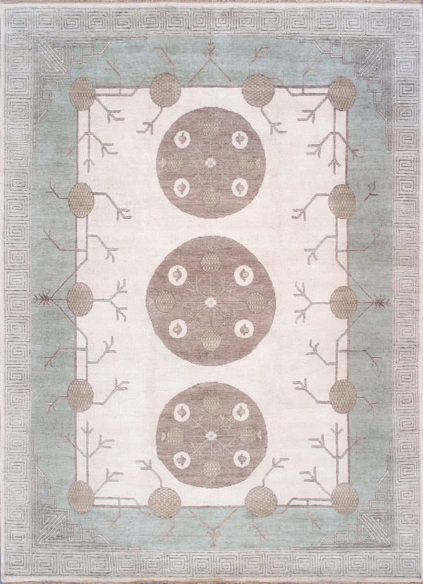Pasargad Home Khotan Collection Hand-knotted Camel Wool Area Rug - Timeless Elegance For Your Space   Pz-31b 10x14
