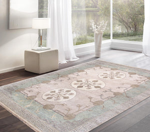 Pasargad Home Khotan Collection Hand-knotted Camel Wool Area Rug - Timeless Elegance For Your Space   Pz-31b 10x14