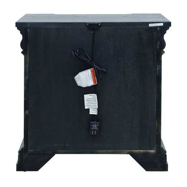 Pulaski Furniture Madison Ridge Brown 3 Drawer Nightstand With Usb Charger, Cedar & Felt Linings For Stylish Storage Brown Flat,Cut White Oak Wood Veneers P413140-pulaski