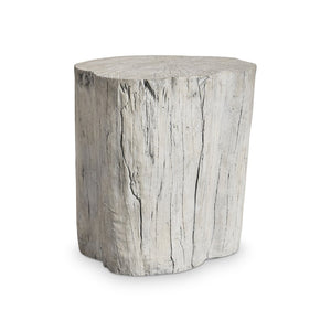 Bernhardt Bernhardt Bois Resin Side Table with Faux Wood Grain Texture for Modern Living Spaces 581121