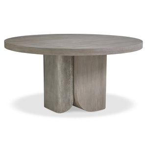 Bernhardt Nexus Sculptural Mahogany Dining Table with Graphite Cast Aluminum Base — Timeless Modern Centerpiece K2142