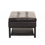 Christopher Knight Home® - Noble House - Miriam Ottoman with Storage and Bottom Rack