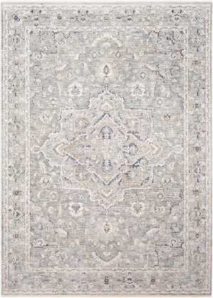 Livabliss Palazzo Machine Woven Viscose Blend Traditional Area Rug with Lustrous Sheen Taupe, Rose 2' x 3'3" PZL2300-233
