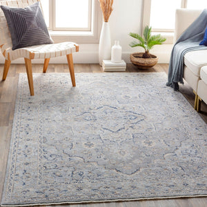Livabliss Palazzo Machine Woven Viscose Blend Traditional Area Rug with Lustrous Sheen Taupe, Rose 2' x 3'3" PZL2300-233