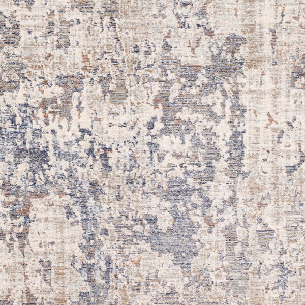 Livabliss Palazzo Mid-century Fringe Accent Rug Polyester Viscose Blend Warm Lustrous Pile Navy, Denim 8'10" x 13'1" PZL2301-9131