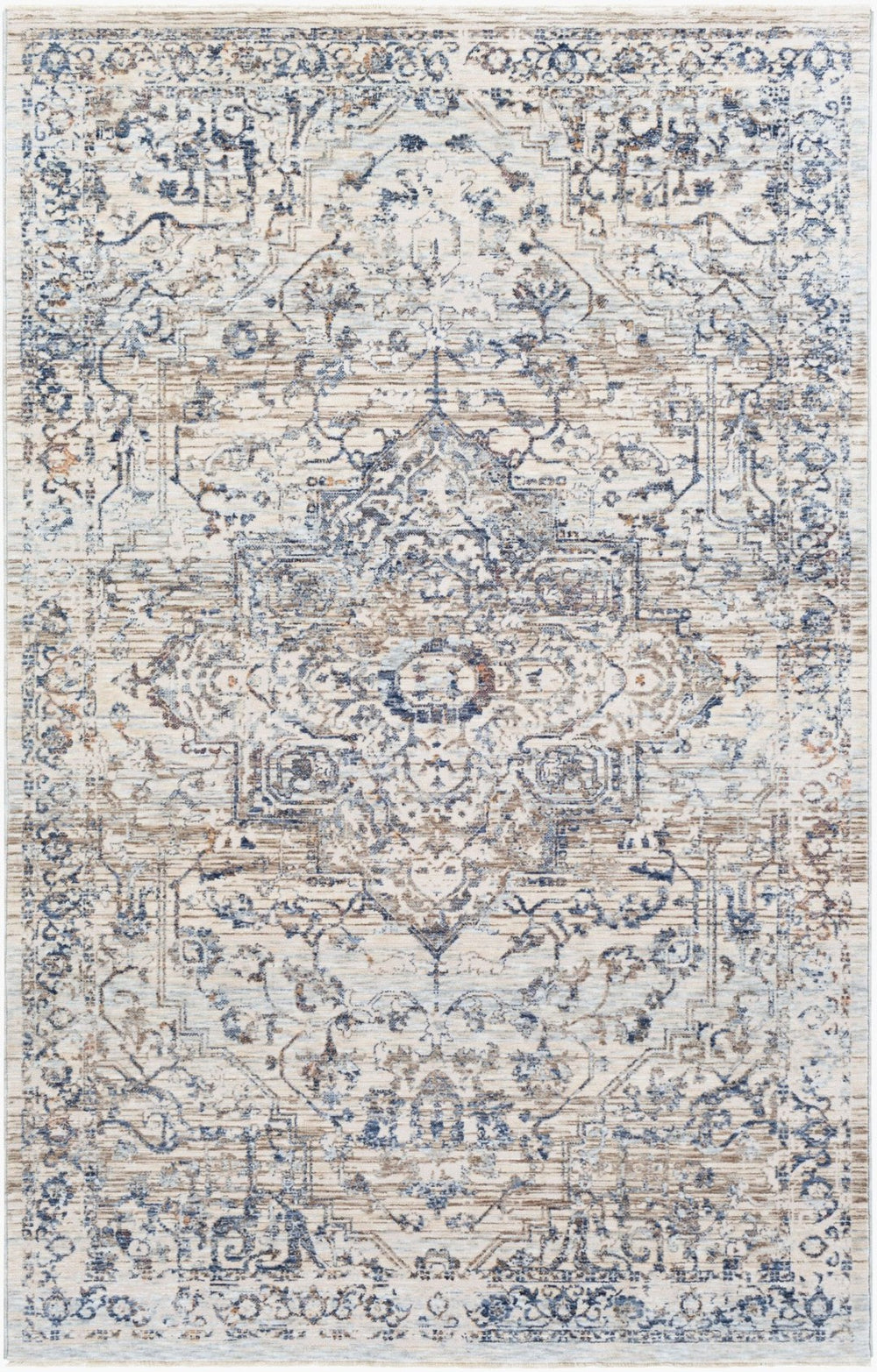 Livabliss Palazzo Viscose Polyester Traditional Area Rug with High Low Pile Lustrous Sheen PZL2304-335